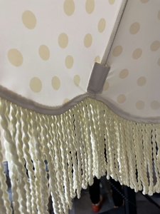<strong>Beach</strong> &amp; Patio Vintage Umbrella pink and White Stripe Sun Garden Parasol <strong>Beach</strong> <strong>Brollie</strong> - Product Image 6