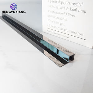 Personnalisé professionnel moderne décoration de <span class=keywords><strong>maison</strong></span> 304 acier inoxydable U forme coin carrelage garniture métal carrelage accessoires - Product Image 4