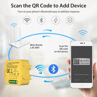 Module d'interrupteur intelligent Matter, interrupteur relais lumineux DIY, fonctionne avec Apple Home, Alexa, Google Home, Siri, SmartThings