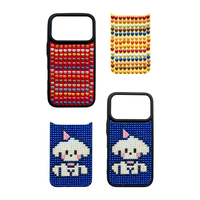 Coque de téléphone en cristal personnalisable pour tous les modèles, antichoc, entièrement ornée de strass, pour l'approvisionnement transfrontalier des magasins, produit viral, traitement OEM
