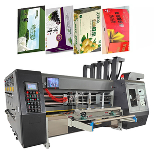 Nhà Máy cung cấp bán tự động in flexo khía chết cắt hộp carton sóng Máy làm - Product Image 4