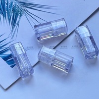 Tube en plastique vide personnalisé pour cosmétiques, petit échantillon, applicateur à pinceau carré, modèle 4142, tube à gloss pour les lèvres du Guangdong