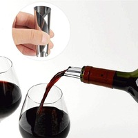 Disque verseur de vin réutilisable écologique en feuille d'aluminium PET argentée pour cadeaux de mariage et événements