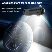 Marteau de sécurité d'urgence pour voiture, lampe torche rechargeable COB, lampe de travail magnétique LED pour l'entretien automobile et l'assistance routière