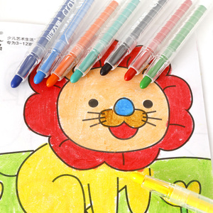 Strumenti per la pittura artistica pastello in plastica multicolore studenti Twist Up Crayon Pen Set 18 colori con scatola in PP - Product Image 2