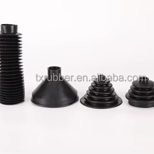 Tùy chỉnh linh hoạt <span class=keywords><strong>NBR</strong></span> (Nitrile Butadiene cao su) sóng Silicone bảo vệ bìa cho xe ô tô bụi con dấu cắt công nghiệp - Product Image 2