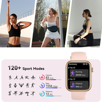 Montre connectée avec écran de 2,3 pouces, contrôle par application, 2 bracelets, fréquence cardiaque, pression artérielle, podomètre sportif, montre connectée santé pour hommes et femmes