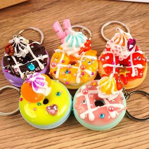 Wholesale of Creative Simulation Food Doughnut Keychain Pendants and Student Couple <b>Bag</b> Pendants Mini Kitchen Toys - Product Image 4