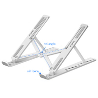Support d'Ordinateur Portable Vertical Réglable et Pliable, sur Mesure en Usine, avec Refroidissement Portable