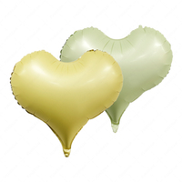 Ballons en feuille métallique en forme de cœur en gros - Décorations de fête pour la Saint-Valentin, les anniversaires, la fête des mères, Halloween (22 pouces)