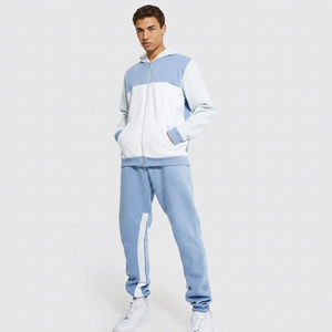 Conjunto Deportivo de Hombre, 2 en 1, con Capucha, Diseño Moderno, 100% Algodón Transpirable, Estampados Sólidos y de Animales, con Cordón Ajustable, Estilo Urbano - Product Image 1