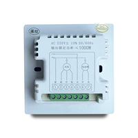 Termostato Digital WiFi de bobina de ventilador más vendido para unidades centrales de CA/calefacción, sistemas HVAC, parte del termostato del controlador de temperatura