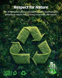 16 Juegos de Baterías Recargables EBL con Logotipo Personalizado, Combo de Baterías AA+AAA con 8 Baterías AA de 2300 mAh y 8 Baterías Recargables de 1100 mAh - Product Image 4