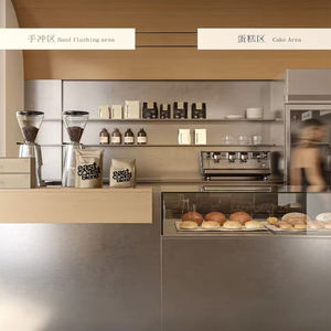 Lanxin Recepción Caótica de Acero Inoxidable Tienda de Té DE LA Leche <span class=keywords><strong>Café</strong></span> <span class=keywords><strong>bar</strong></span> Mesa Caja Registradora Esquina Personalizada - Product Image 1