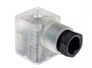 Nouveau connecteur de solénoïde LED 24V noir original 932332002 GDML 2011 avec voyant lumineux, tension 24V - Product Image 2