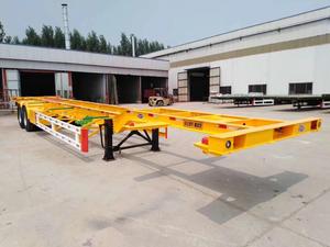 20-40FT Skeleton Semi <b>Trailer</b> 3/4 Axle Skeleton Truck <b>Trailer</b> 20-30 Tons Semi-<b>Trailer</b> in Stock for Container Shipping - Product Image 3