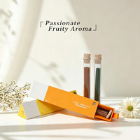 Bâtons d'encens de couleur naturelle avec logo personnalisé OEM, huile essentielle végétale, encens pour la méditation en intérieur, aromathérapie