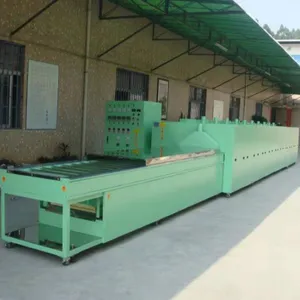 Secador contínuo industrial da máquina do transporte, equipamento de secagem da correia da circulação do vento