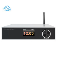 Amplificateur de puissance domestique CL-500W Hifi WiFi 2.4G 5G BT 5.0 2X100W 24V avec optique USB pour usage professionnel