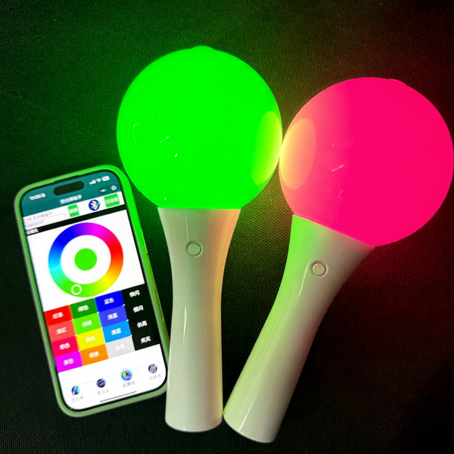 New Arrived DMX Remote Controlled Colorful LED Light Stick Kpop Idol Custom LOGO APP Control Lightstick for Party Concert Events