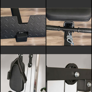 Équipement d'exercice de <span class=keywords><strong>poulie</strong></span> de rangée basse réglable d'entraînement de gymnastique à la maison - Product Image 5