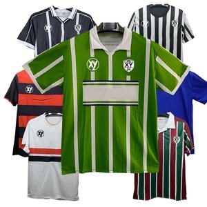 <strong>Ronaldo</strong> Custom Logo Classic Retro Vintage Soccer Jersey High Quality Custom Team 100% Polyester Breathable Quick Dry V-neck - Product Image 1
