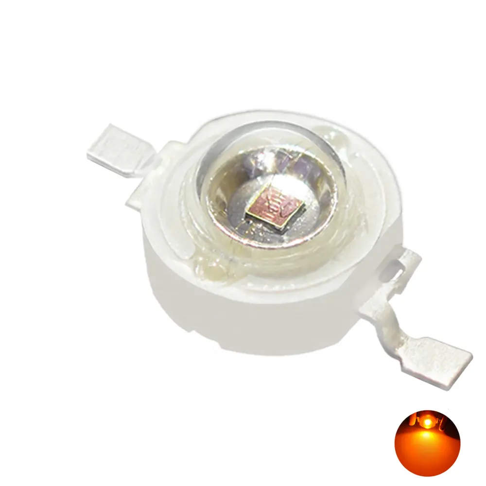 Czinelight Wholesale High Power 3ワットLed Orange/アンバーLamp Bead And Pcb With Epileds Chip For Flashlight