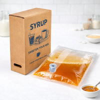 Sac de boisson concentrée 3L 5L 2,5 gallons en boîte avec valve, emballage liquide BIB de qualité alimentaire, impression par gravure, jus d'orange champagne