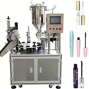 Esencia de pestañas vegana de color automático, resistente al agua, para maquillaje, tubo de máscara de pestañas, lápiz de pegamento, delineador de ojos, máquina de llenado y tapado - Product Image 1