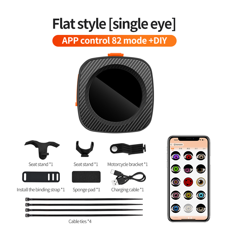 estilo plano: un solo ojo