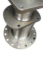 Conector de Tubería con Brida de Acero Inoxidable Personalizado, Mecanizado CNC, Electroerosión por Hilo, para Sistemas de Tuberías Industriales, Fabricación OEM Disponible