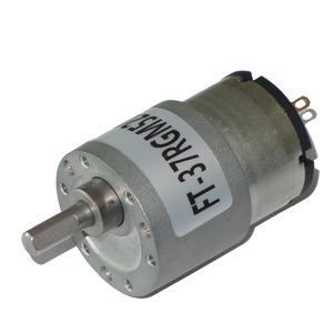 Motor de Engranajes de Baja Velocidad con Escobillas de Imán Permanente de CC FT-37RGM520 con Engranaje de Plástico de Bajo Ruido para Electrodomésticos y Válvulas de Agua - Product Image 1