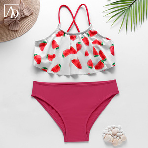 Baby Kids Girl Two Pieces Swimsuit Summer Child Swimwear Bikini <strong>Swim</strong> <strong>Dress</strong> Beach Bathing <strong>Costume</strong> for Water Sports Women AD 10000 - Product Image 5