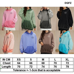 Sudadera con capucha lavada vintage de algodón 100% al por mayor 430 gramos de peso pesado de gran tamaño con estampado de piedra ácida en el hombro caído para la temporada de otoño - Product Image 2