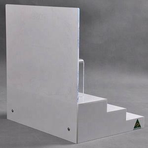 Tùy chỉnh đơn giản truy cập Acrylic trang điểm sản phẩm đồ trang sức lưu trữ bảng chăm sóc da sản phẩm hiển thị đứng - Product Image 5