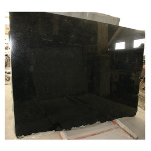 Haute qualité pas cher Inde noir galaxie noir or granit carrelage poli noir granit cuisine comptoir - Product Image 1