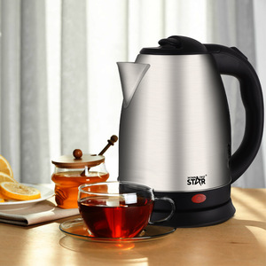 กาต้มน้ำไฟฟ้า Winning Star ขนาด 1.8 ลิตร สแตนเลส ปิดอัตโนมัติ สำหรับชงชา กาแฟ - Product Image 1