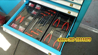 Ensembles d'outils robustes et robustes de 196 pièces Boîte à roulettes Coffre à outils en acier inoxydable 7 tiroirs Armoire à outils Chariot