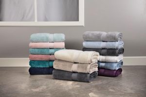 Set di asciugamani da <span class=keywords><strong>bagno</strong></span> di lusso rosa chiaro (rosa petalo) cotone egiziano rapido asciutto morbido assorbente <span class=keywords><strong>bagno</strong></span> turco - Product Image 6