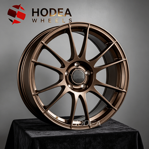Jantes en alliage forgé légères de course bronze mat 17"-22" PCD ET personnalisées pour tous les véhicules - Product Image 1