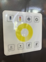 Enseigne lumineuse LED réglable pour extérieur ADMAX, logo de café en acier inoxydable et acrylique, étanche, publicité LED, enseigne lumineuse en forme de lame