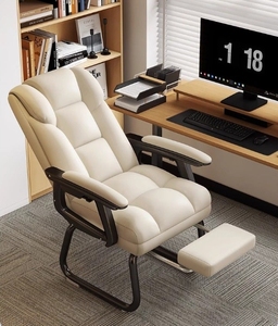 Chaise de bureau chaise d'ordinateur siège confortable assis à la maison peut s'allonger pour déjeuner pause arc chaise - Product Image 4