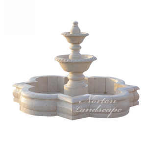 Fontaine d'eau en pierre de grande taille pour la décoration extérieure de la maison, du parc et du jardin, style européen, sculpture d'animal en marbre blanc - Product Image 3