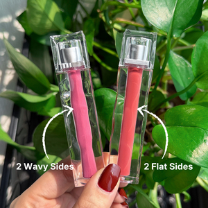 Brillo Labial Transparente Ondulado Cuadrado al por Mayor, Hidratante, de Larga Duración, de Alto Brillo, No Pegajoso, Etiqueta Privada - Product Image 3