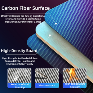 Factory Price Home Office Computer Desk Pink Gamer <strong>Table</strong> RGB Durable Computer Gaming <strong>Table</strong> Led Light Gaming Desk <strong>Set</strong> - Product Image 3