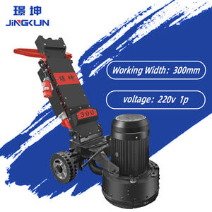 Высокоэффективная шлифовальная машина для бетонных полов JINGKUN, 4 кВт, 220 В/1 фаза, с ручным управлением, функцией выравнивания краев, 0-1500 об/мин, гарантия 1 год - Product Image 1