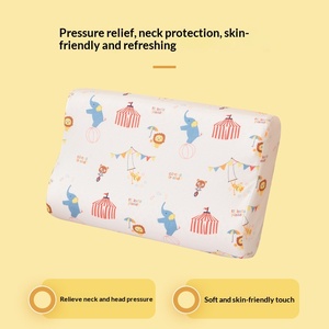 Fodera per cuscino in cotone con memory foam a cartoni animati per bambini da 3 a 7 anni, per l'uso estivo all'asilo - Product Image 2