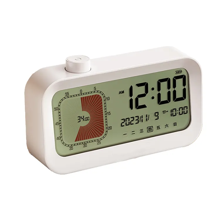 Aftellen En Tellen Timer 60 Minuten Visuele Timer Voor Kinderen Wekker Dual Display Lcd-Tijd Herinnering Ideaal Voor Homeschooling