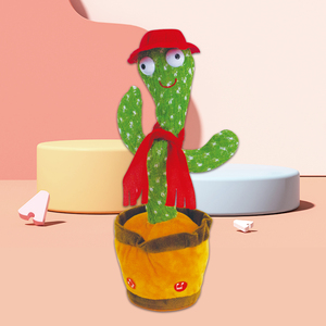 Rafale jouet pour enfants danse électrique wobble peluche <span class=keywords><strong>cactus</strong></span> avec lumières musique apprentissage enregistrement de langue - Product Image 3
