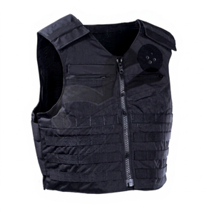 Gilet porte-plaques Domelco Group, nouveau style, confortable, multi-usages, en maille renforcée Oxford Nylon Polyester, sans sangle, personnalisable - Product Image 1